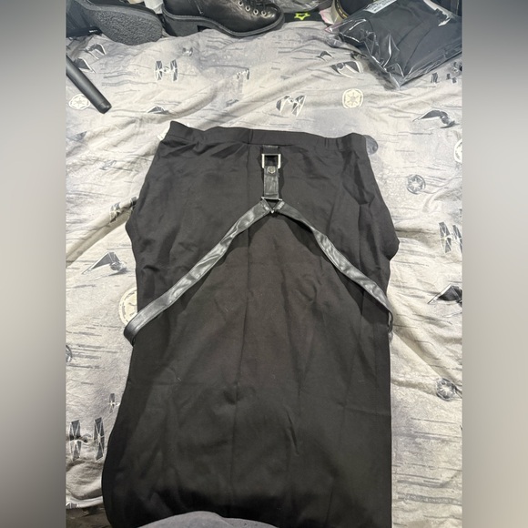 KILLSTAR DIVISION BUCKLED MAXI SKIRT SZ XL EUC - Picture 3 of 6